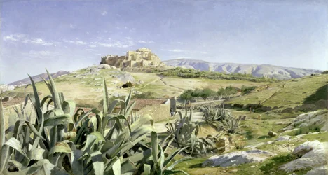 View towards the Acropolis